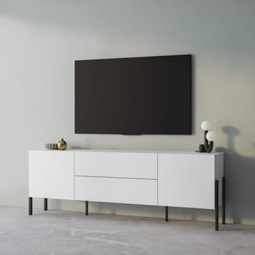 TV-bänk Jukon 2 Dörrar med 2 Lådor - Vit Supermat - Möbler - Tv möbel & mediamöbel - TV bänk & mediabänk