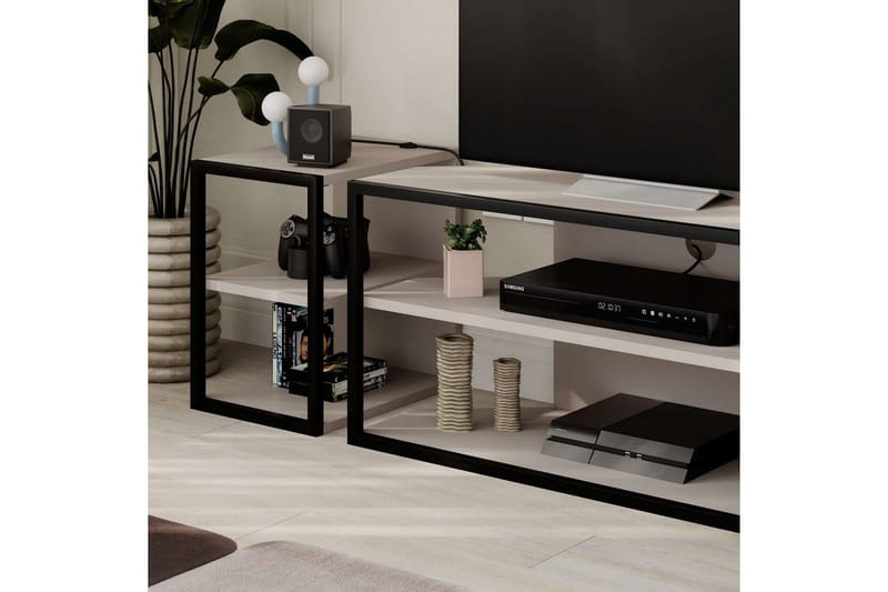 TV-bänk Kelinmoor Ljus Mocha - Ljus Mocha - Möbler - Tv möbel & mediamöbel - TV bänk & mediabänk