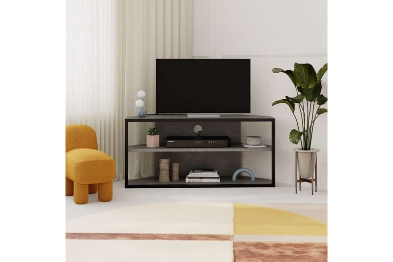 TV-bänk Kelinmoor Retro Grå - Retro Grå - Möbler - Tv möbel & mediamöbel - TV bänk & mediabänk