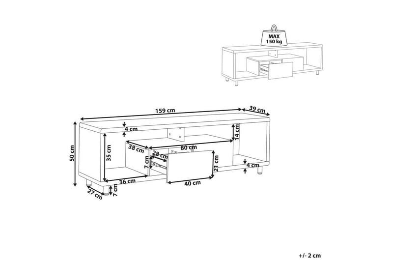 TV-bänk Knox - Möbler - Tv möbel & mediamöbel - TV bänk & mediabänk