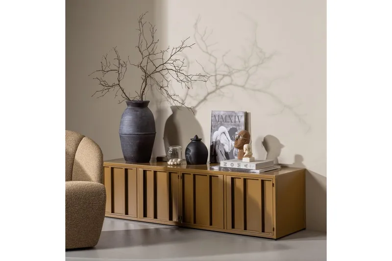 TV-bänk Level - Honungsgul - Möbler - Tv möbel & mediamöbel - TV bänk & mediabänk