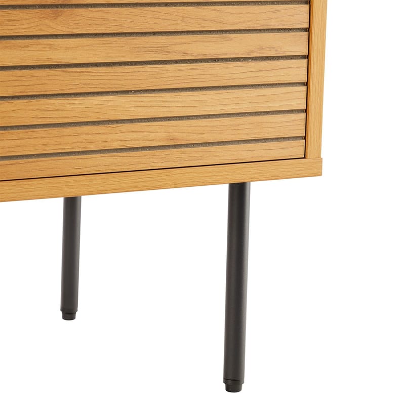 TV-bänk Line melamin 120x40x50 cm - ekbark - Möbler - Tv möbel & mediamöbel - TV bänk & mediabänk