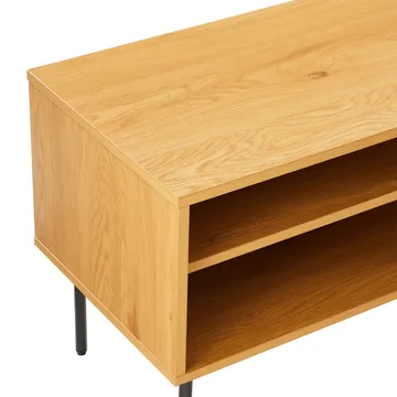 TV-bänk Line melamin 120x40x50 cm - ekbark - Möbler - Tv möbel & mediamöbel - TV bänk & mediabänk