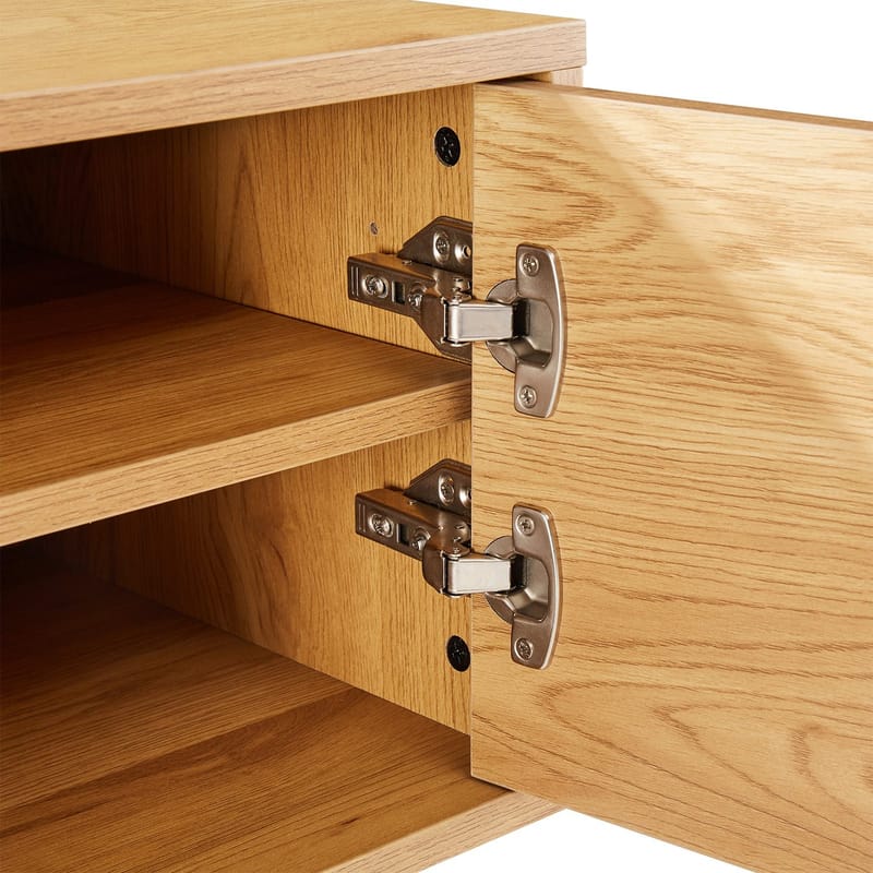 TV-bänk Line melamin 150x40x50 cm - ekbark - Möbler - Tv möbel & mediamöbel - TV bänk & mediabänk