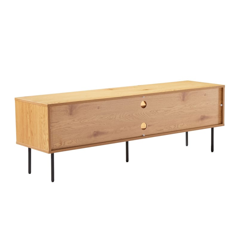 TV-bänk Line melamin 150x40x50 cm - ekbark - Möbler - Tv möbel & mediamöbel - TV bänk & mediabänk