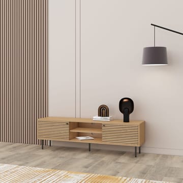TV-bänk Line melamin 150x40x50 cm - ekbark - Möbler - Tv möbel & mediamöbel - TV bänk & mediabänk