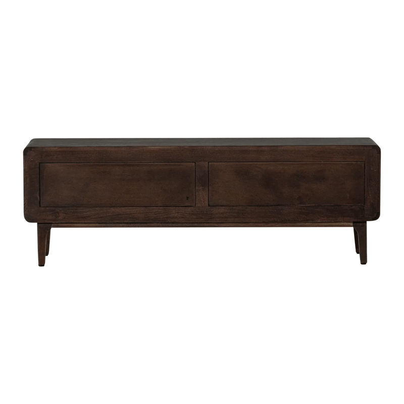 Tv-bänk Liya 150 cm - Mörkbrun - Möbler - Tv möbel & mediamöbel - TV bänk & mediabänk