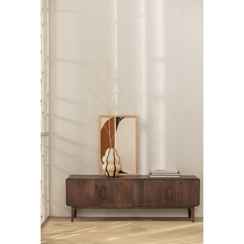 Tv-bänk Liya 150 cm, Mörkbrun