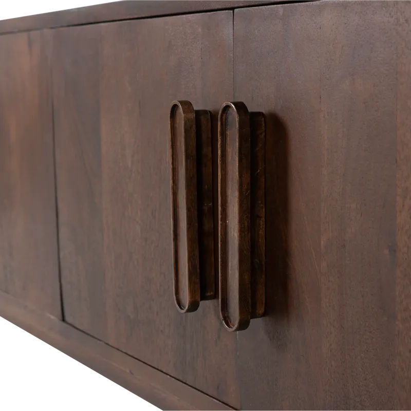 Tv-bänk Liya 150 cm - Mörkbrun - Möbler - Tv möbel & mediamöbel - TV skåp