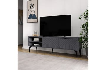 TV-bänk Lyven Antracit - Antracit - Möbler - Tv möbel & mediamöbel - TV bänk & mediabänk