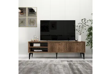 TV-bänk Lyven Valnöt - Valnöt - Möbler - Tv möbel & mediamöbel - TV bänk & mediabänk
