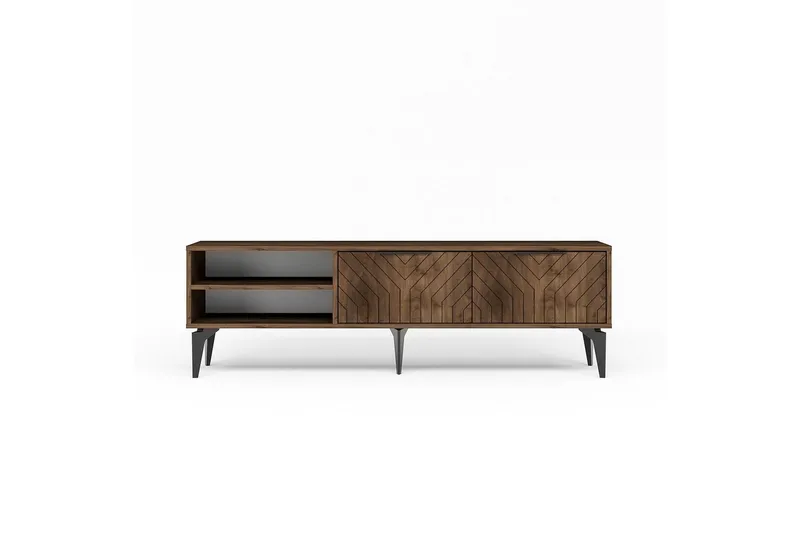 TV-bänk Lyven Valnöt - Valnöt - Möbler - Tv möbel & mediamöbel - TV bänk & mediabänk