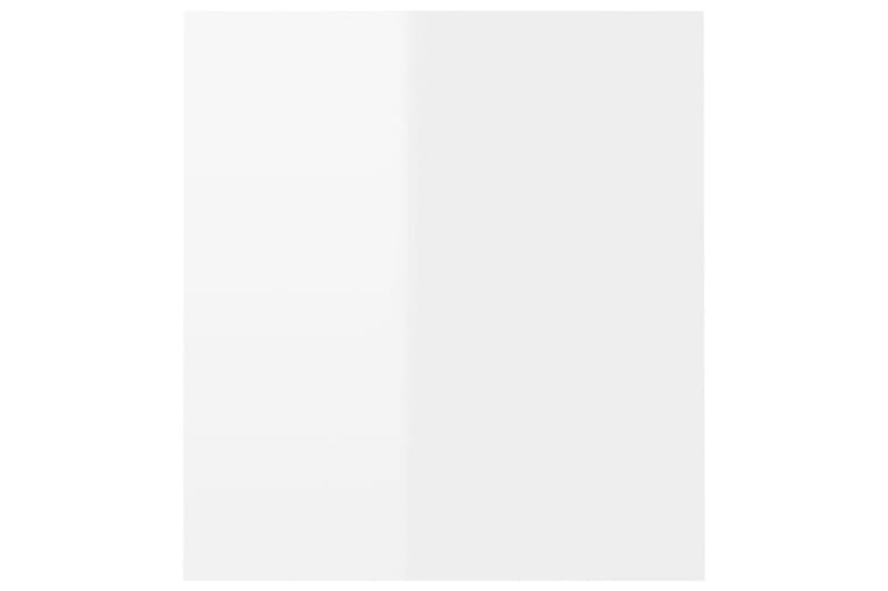 TV-bänk med LED-belysning vit högglans 120x35x40 cm - Vit - Möbler - Tv möbel & mediamöbel - TV bänk & mediabänk