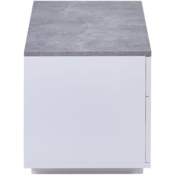 TV-bänk med rymlig förvaring | Vit/grå | Malte - Möbler - Tv möbel & mediamöbel - TV bänk & mediabänk