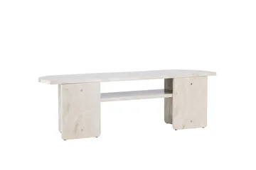 Ålesund Travertin Tv-bänk 140x40 cm - Beige - Möbler - Tv möbel & mediamöbel - TV bänk & mediabänk