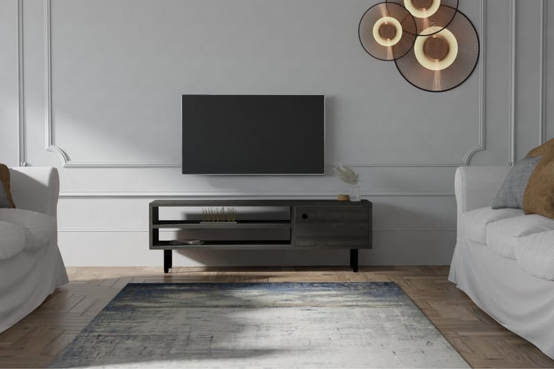 Aegonfort Tv-bänk 120 cm - Antracit - Möbler - Tv möbel & mediamöbel - TV bänk & mediabänk