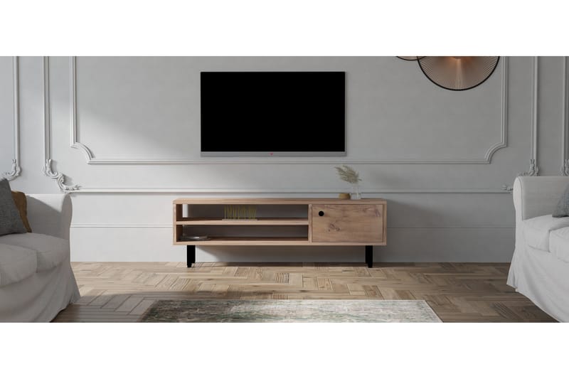 Aegonfort Tv-bänk 120 cm - Natur - Möbler - Tv möbel & mediamöbel - TV bänk & mediabänk
