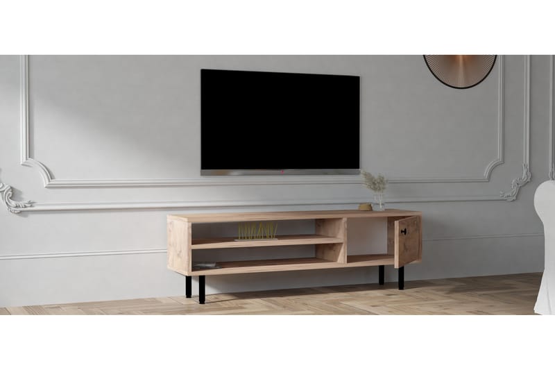 Aegonfort Tv-bänk 120 cm - Natur - Möbler - Tv möbel & mediamöbel - TV bänk & mediabänk