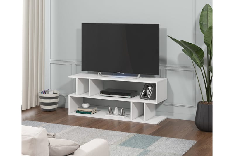 Alskaliden TV-bänk 120 cm - Vit - TV bänk & mediabänk