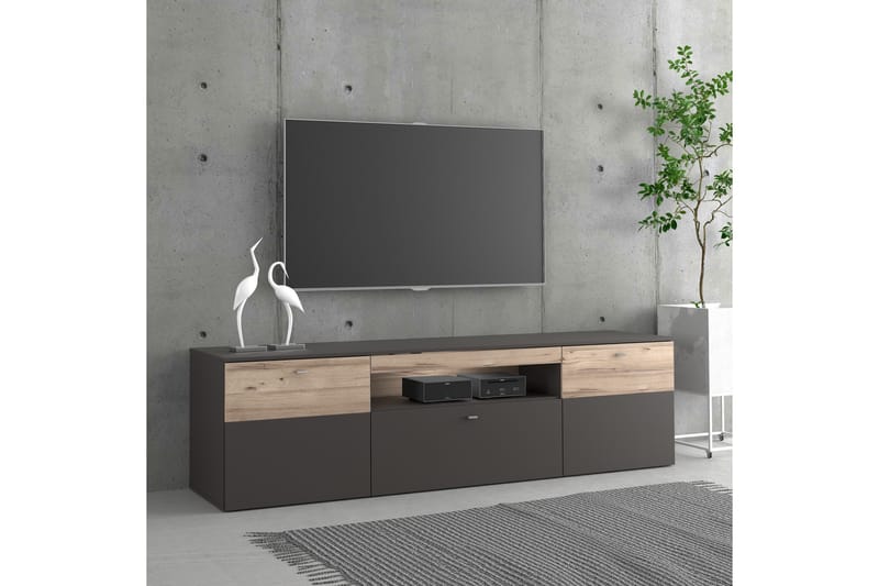 Ameysford TV-Bänk 209,8 cm - Grå/Brun - Möbler - Tv möbel & mediamöbel - TV bänk & mediabänk