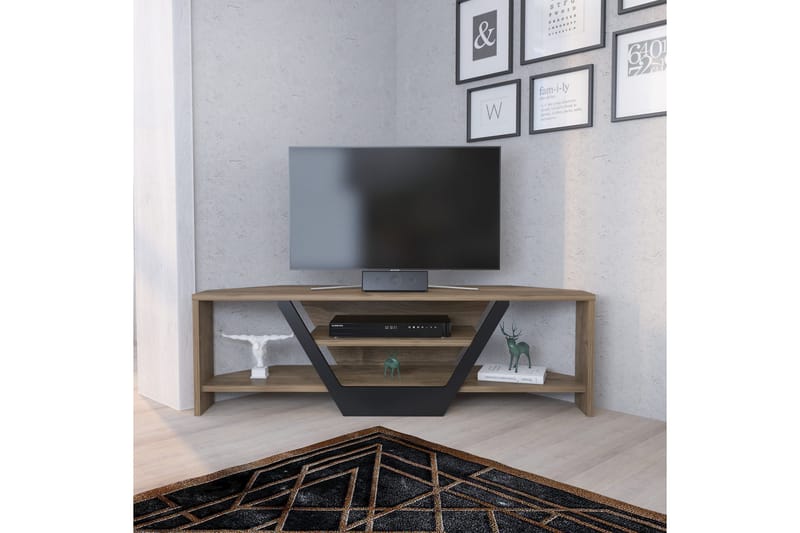 Andifli Tv-bänk 120x36,8 cm - Brun - TV bänk & mediabänk