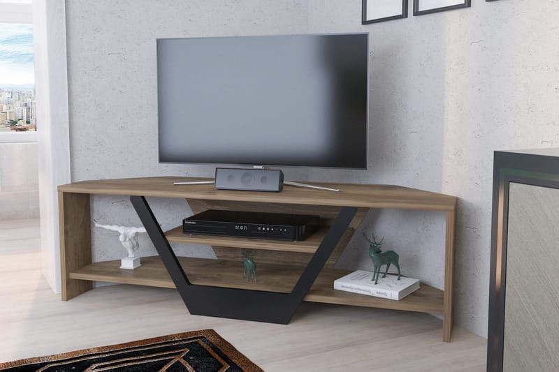 Andifli Tv-bänk 120x36,8 cm - Brun - TV bänk & mediabänk