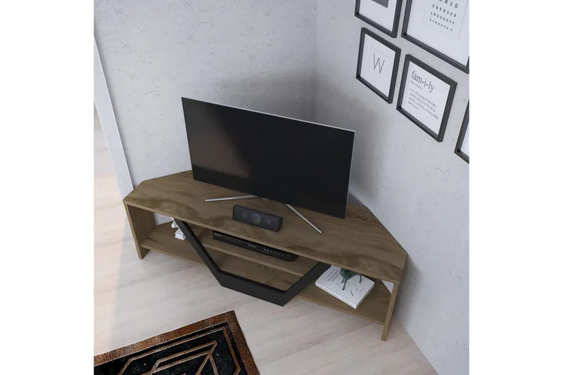 Andifli Tv-bänk 120x36,8 cm - Brun - Möbler - Tv möbel & mediamöbel - TV bänk & mediabänk