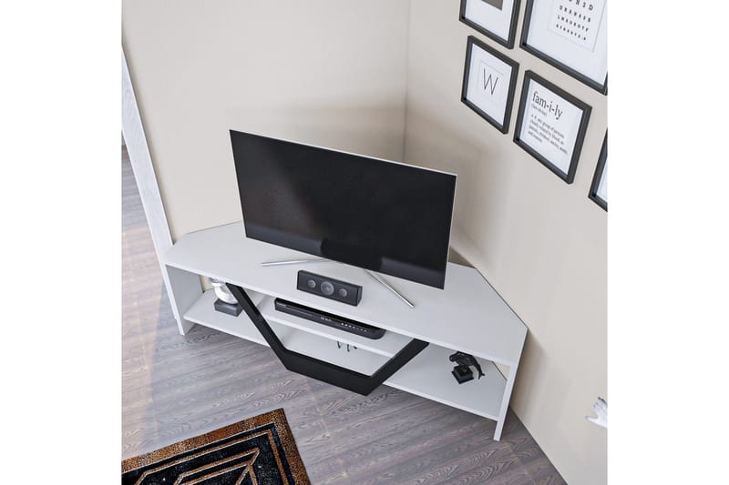 Andifli Tv-bänk 120x36,8 cm - Vit - Möbler - Tv möbel & mediamöbel - TV bänk & mediabänk