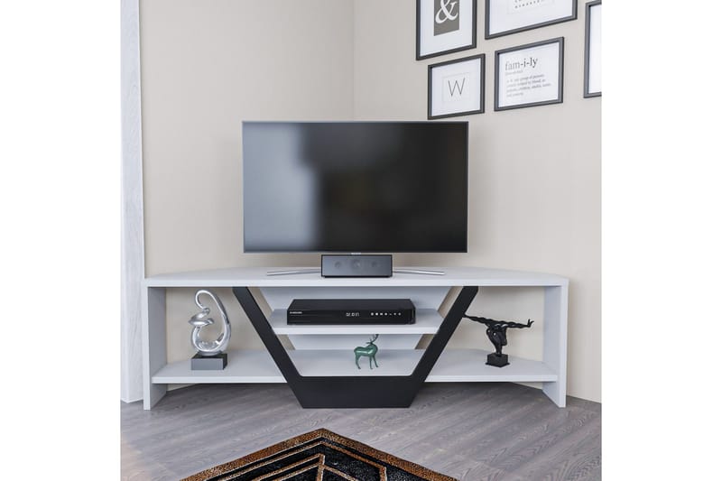 Andifli Tv-bänk 120x36,8 cm - Vit - Möbler - Tv möbel & mediamöbel - TV bänk & mediabänk