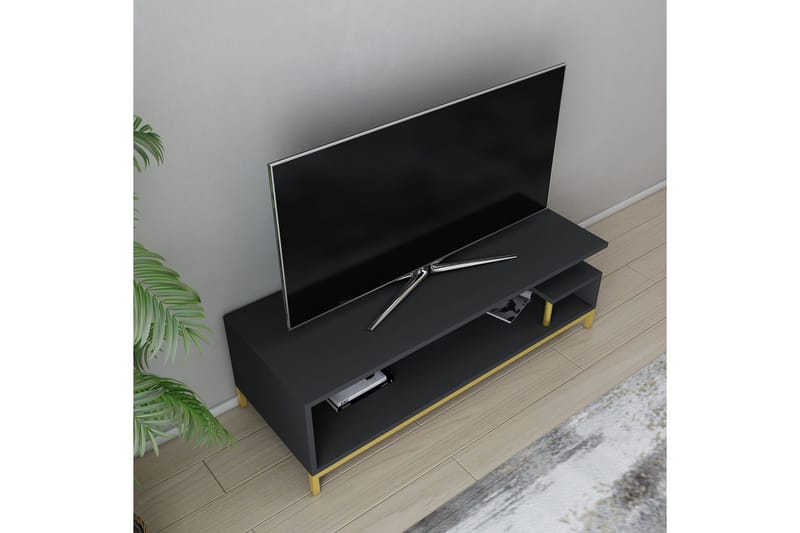 Andifli Tv-bänk 120x37,6 cm - Guld - Möbler - Tv möbel & mediamöbel - TV bänk & mediabänk