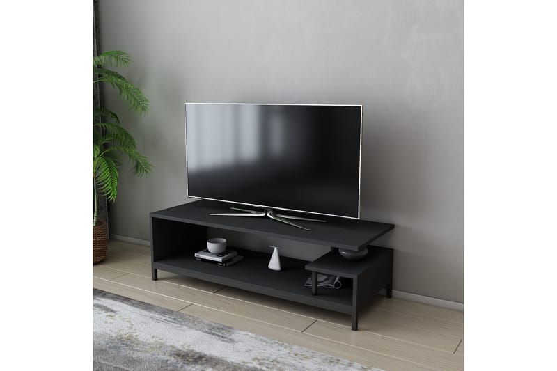 Andifli Tv-bänk 120x37,6 cm - Svart - Möbler - Tv möbel & mediamöbel - TV bänk & mediabänk