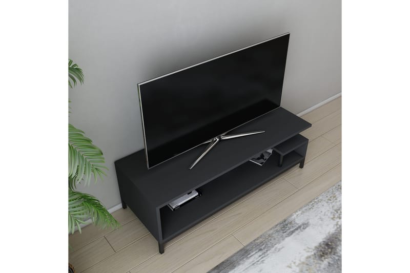 Andifli Tv-bänk 120x37,6 cm - Svart - TV bänk & mediabänk