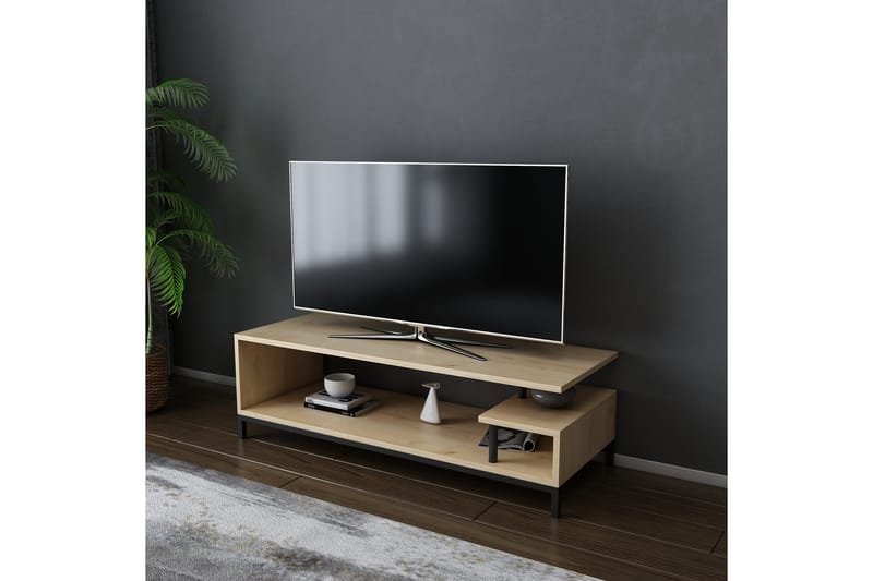 Andifli Tv-bänk 120x37,6 cm - Svart - Möbler - Tv möbel & mediamöbel - TV bänk & mediabänk