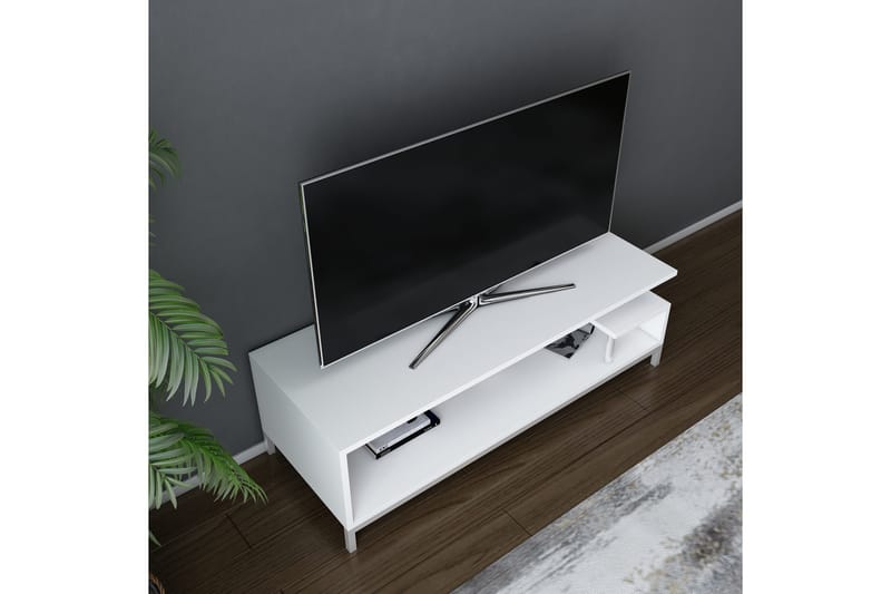 Andifli Tv-bänk 120x37,6 cm - Vit - Möbler - Tv möbel & mediamöbel - TV bänk & mediabänk