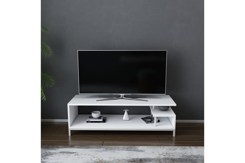 Andifli Tv-bänk 120x37,6 cm - Vit - Möbler - Tv möbel & mediamöbel - TV bänk & mediabänk