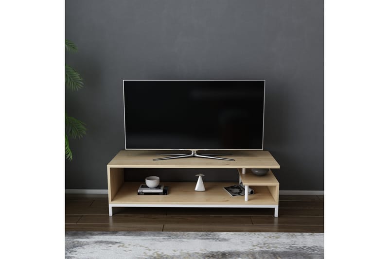 Andifli Tv-bänk 120x37,6 cm - Vit - Möbler - Tv möbel & mediamöbel - TV bänk & mediabänk
