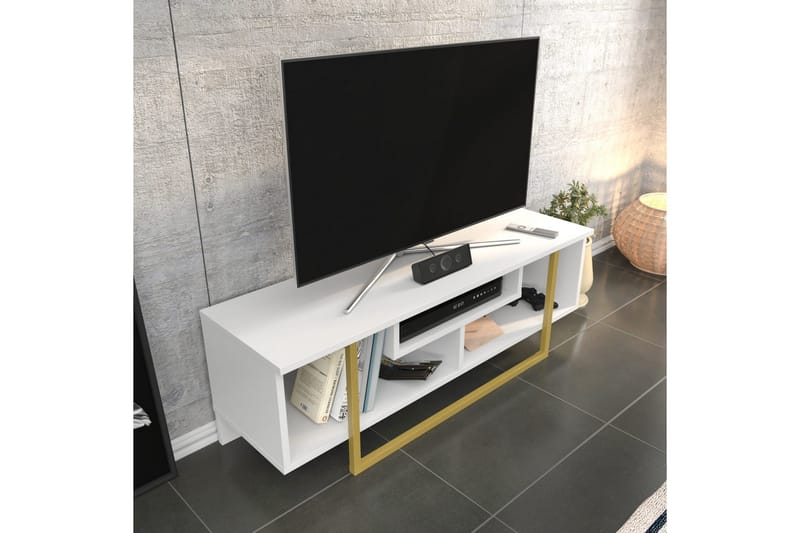 Andifli Tv-bänk 120x40,2 cm - Guld - Möbler - Tv möbel & mediamöbel - TV bänk & mediabänk