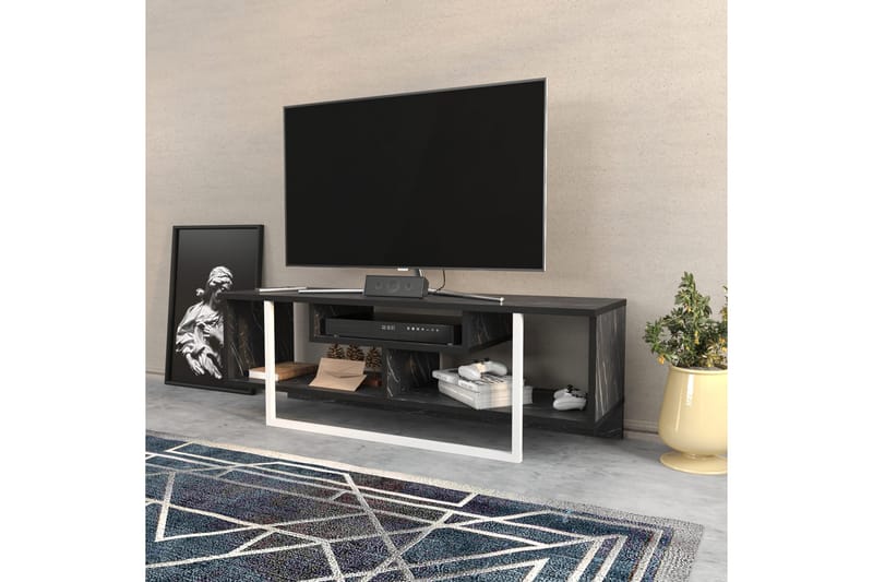 Andifli Tv-bänk 120x40,2 cm - Svart - Möbler - Tv möbel & mediamöbel - TV bänk & mediabänk
