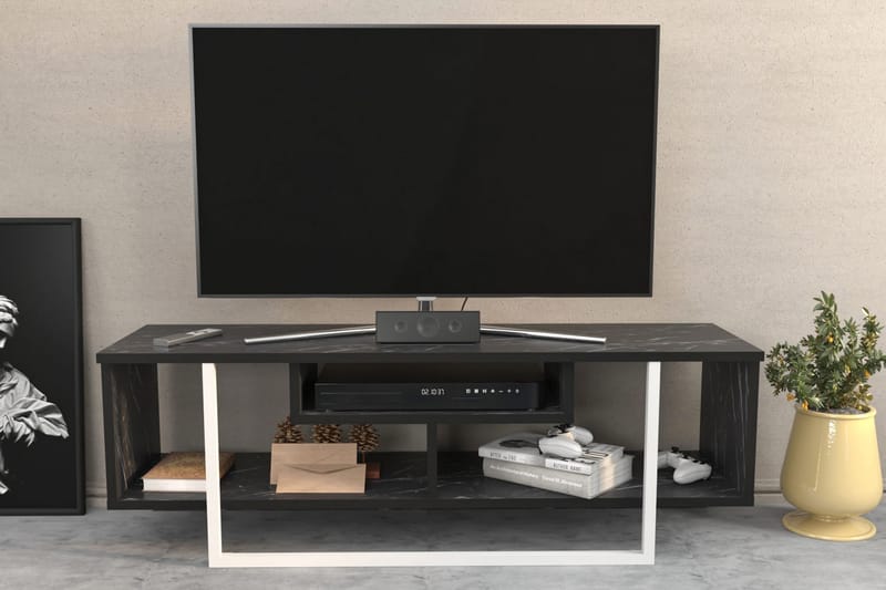 Andifli Tv-bänk 120x40,2 cm - Svart - Möbler - Tv möbel & mediamöbel - TV bänk & mediabänk