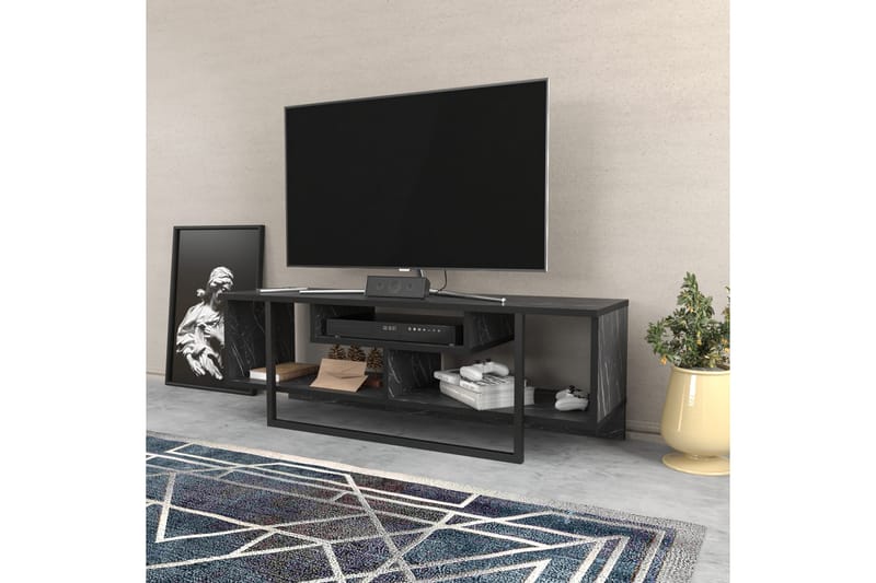 Andifli Tv-bänk 120x40,2 cm - Svart - Möbler - Tv möbel & mediamöbel - TV bänk & mediabänk