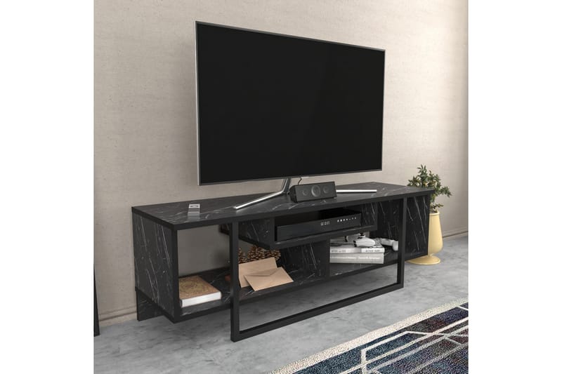 Andifli Tv-bänk 120x40,2 cm - Svart - Möbler - Tv möbel & mediamöbel - TV bänk & mediabänk