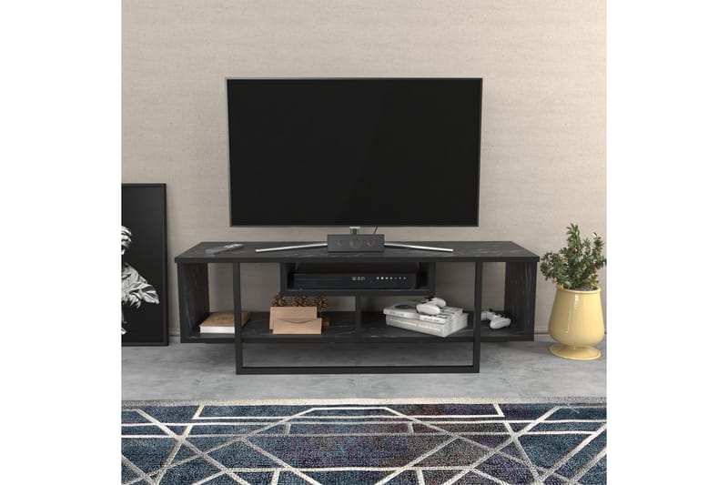 Andifli Tv-bänk 120x40,2 cm - Svart - Möbler - Tv möbel & mediamöbel - TV bänk & mediabänk