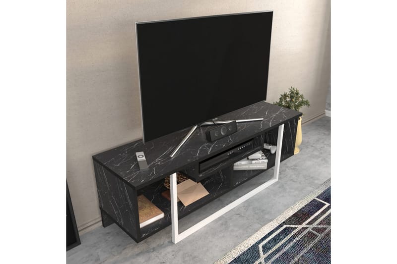 Andifli Tv-bänk 120x40,2 cm - Svart - Möbler - Tv möbel & mediamöbel - TV bänk & mediabänk