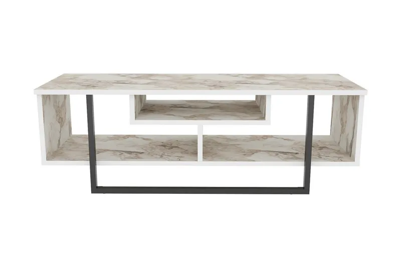 Andifli Tv-bänk 120x40,2 cm - Vit - Möbler - Tv möbel & mediamöbel - TV bänk & mediabänk