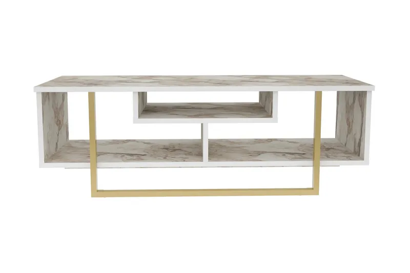 Andifli Tv-bänk 120x40,2 cm - Vit - Möbler - Tv möbel & mediamöbel - TV bänk & mediabänk