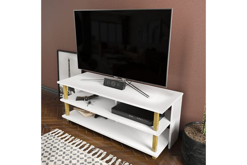 Andifli Tv-bänk 120x47,4 cm - Guld - Möbler - Tv möbel & mediamöbel - TV bänk & mediabänk