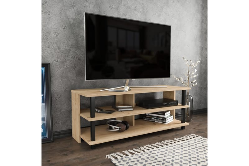 Andifli Tv-bänk 120x47,4 cm - Svart - TV bänk & mediabänk