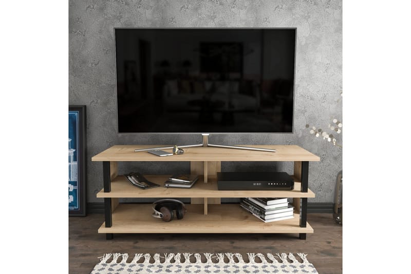 Andifli Tv-bänk 120x47,4 cm - Svart - Möbler - Tv möbel & mediamöbel - TV bänk & mediabänk