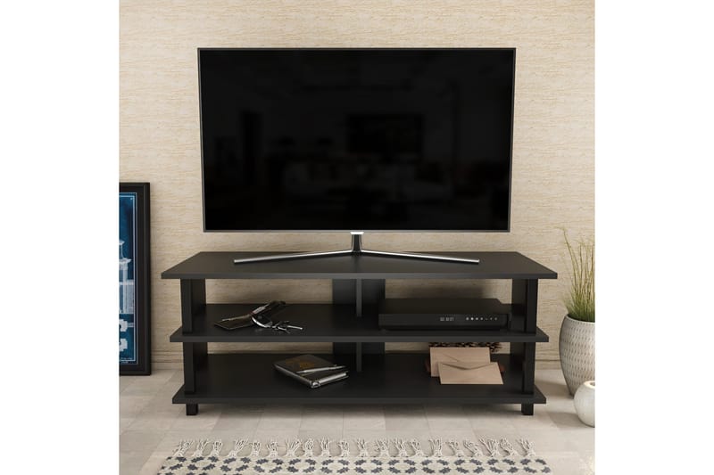 Andifli Tv-bänk 120x47,4 cm - Svart - TV bänk & mediabänk