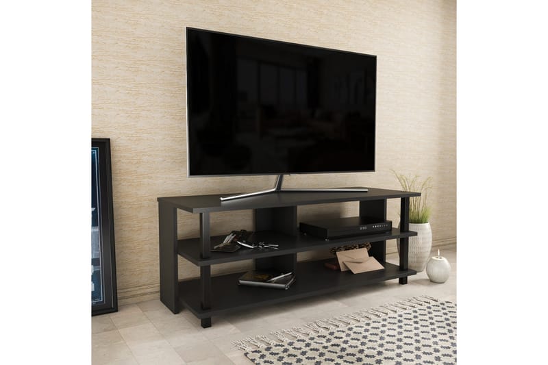 Andifli Tv-bänk 120x47,4 cm - Svart - Möbler - Tv möbel & mediamöbel - TV bänk & mediabänk